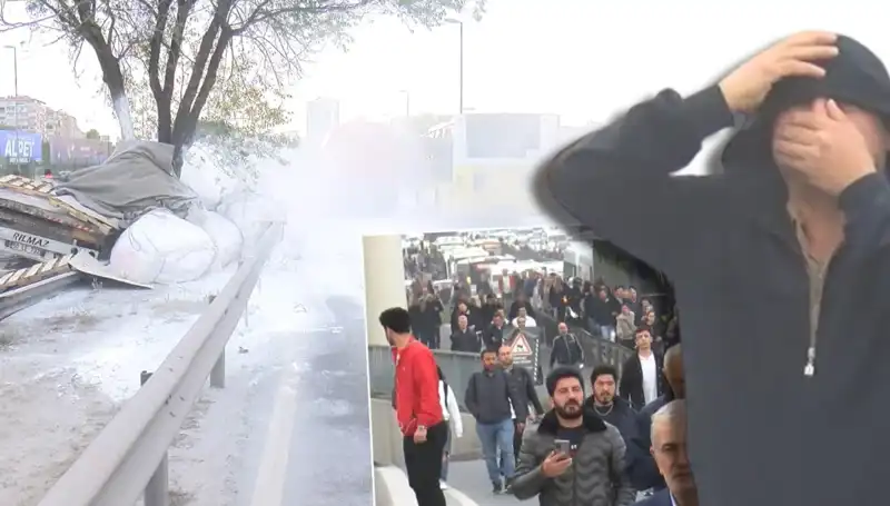 D-100'de Korkunç Kaza: Alçı Yüklü TIR Trafiği Kilitledi!