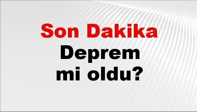 Tekirdağ'da Son Dakika: Deprem Gerçeği Ne Kadar Korkutucu?