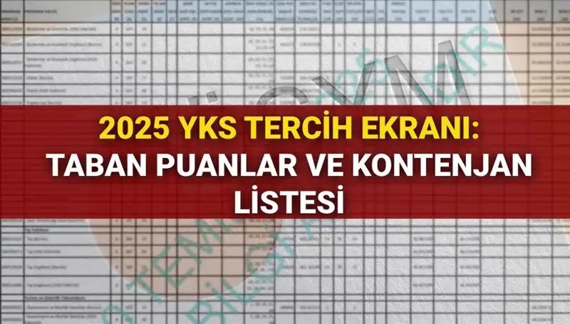 YKS Tercih Süreci Başladı! Taban Puanlar ve Kontenjanlar Hakkında Bilmeniz Gerekenler