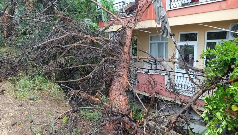 Yağmurların Etkisiyle Bina Çöktü: Güvenlik Alarmı Verildi!