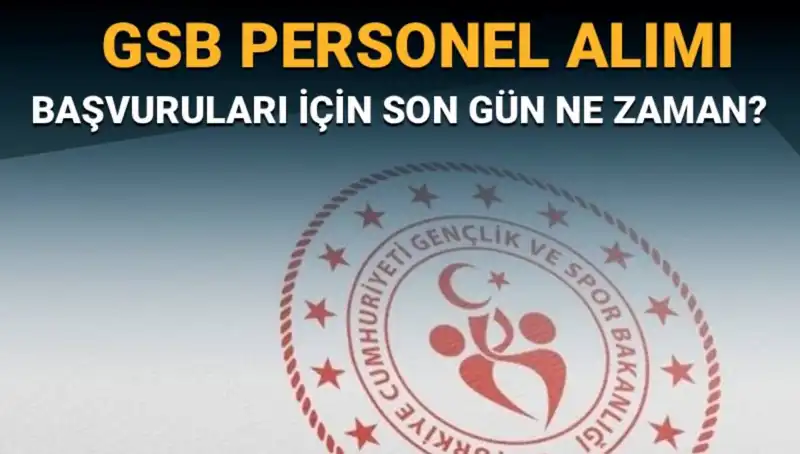 Gençlik ve Spor Bakanlığı Personel Alımında Tarihi Son Gün Geldi!