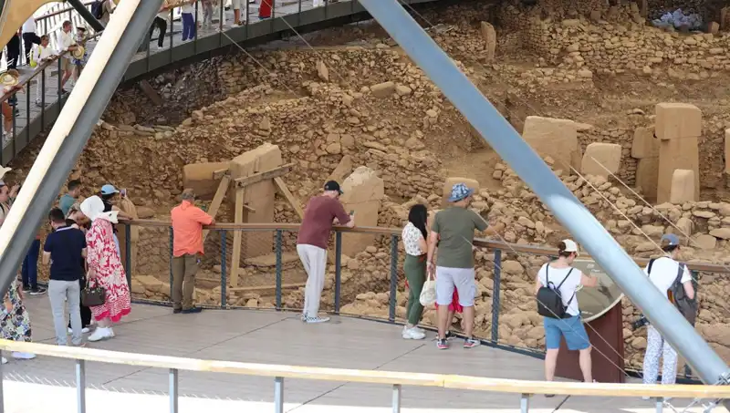 Göbeklitepe'de Ziyaretçi Yoğunluğu: Tarihin Sıfır Noktasına Akın Var!